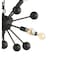 Jonathan Y Orbit 19.5" 10-Light Adjustable Iron Modern Industrial Sputnik LED Chandelier, Black JYL9061A - alternate 11