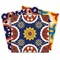 Homeroots 12" X 12" Blue Red Yellow Mosaic Peel And Stick Tiles 555955 - alternate 1