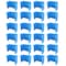 Flipside Blue  Premium Corrugated Plastic Study Carrel Pack of 24 19372-24 - alternate 7