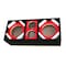 Deejay Led Two 6-in Woofers plus Two Tweeters Red Empty Chuchera Speaker Enclosure D6T2RED - alternate 6