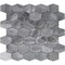 Apollo Tile 12x12 Bardiglio Nuvolato Marble Polished Floor and Wall Mosaic Tile 4.88 sqft/case, 5PK APLSE88G07A - alternate 1