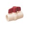 B&K 107-125HN Ball Valve, 1 in Connection, Compression, 100 psi Pressure, CPVC Body Beige 107-125 - alternate 2