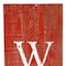 Homeroots 5in Rustic Red And White Front Porch Welcome Sign 384915 - alternate 4