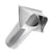 Lambro 344S Hood Vent, 6 in W Hood, 4-3/4 in H Hood, 4 in Duct, Aluminum Hood 344/S - alternate 3