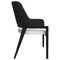 Leisuremod Ethora Modern Wooden Dining Chair in Black Fabric Seat With white top, 4PK EC22BFW4 - alternate 9