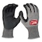 Milwaukee Tool Knit Gloves, Cut Level A4 , Dipped , Nitrile , Rough , Large 1 PR 48-73-7142 - alternate 1