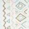 Homeroots 32" Blue Brown And White Cotton Geometric Bath Rug 634897 - alternate 5