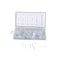 Prosource Cotter Pin Assortment, Carbon Steel, Zinc, 555Piece 61203 - alternate 2
