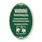 Signmission Warning Permit Parking Only Vehicles Will Be , 12 In X 18 In Architectural, Heavy Gauge Aluminum A-OV-G-1218-9866 - alternate 1