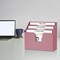 Acrimet Horizontal Triple File Folder Holder Organizer (Solid Pink Color) 860.RO - alternate 6