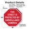 Signmission This Street Is Protected by Surveil, 18 inch X 18 inch, Plastic Sign, 2PK OC-P-2PACK-18-331 - alternate 7