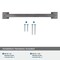 Amerock Mulholland 6-5/16 inch 160mm Center-to-Center Gunmetal Cabinet Pull 2000752 - alternate 4