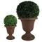 Pure Garden Outdoor Planter 2-Pack Large & Small Urn Planters Plastic Plant Pots for Indoor or Outdoor 50-LG1428 - alternate 9