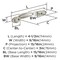 Amerock Intertwine 3 inch (76mm) Center-to-Center Satin Nickel Cabinet Pull, 10PK 10VMP21171G10 - alternate 2