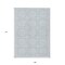 Homeroots 9' X 12' Sky Blue And Ivory Geometric Washable Indoor Outdoor Area Rug 610857 - alternate 7