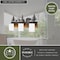 Vaxcel Acadia 3-Light Bronze Rustic Bathroom Vanity Fixture with Nightlight W0543 - alternate 7