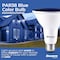 Bulbrite 90-W Equivalent, Blue Color PAR38 Weatherproof Outdoor E26 Medium Base Flood LED Light Bulb COLOR 861911 - alternate 4