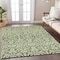 Homeroots 10' X 14' Olive Green And Ivory Damask Washable Indoor Outdoor Area Rug 595180 - alternate 7