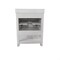Flash Furniture Vega 24in. Vanity w/Sink, Soft Close Doors & Open Shelf, Carrara Marble, Black Hardware, Wht/Wht FS-VEGA24-WH-HDBLK-GG - alternate 9