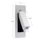 Leeki Modern Wall Mounted Bedside Adjustable Reading LED Light Sconce, Silver LKI-1027 - alternate 4
