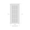 Sartodoors Interior Door 42 x 80 inches, BASIC 9422 White, Single Regular Panel Frame Handle, Bathroom Bedro BASIC9422ID-SKIN-42 - alternate 4