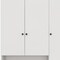 Homeroots 74" White Four Door Three Drawer Combo Dresser 569280 - alternate 8