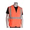 Pip ANSI Type R Class 2 Three Pocket Solid Breakaway Vest 302-5PVOR-XL - alternate 1
