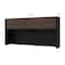 Bestar Connexion 71W Hutch for Narrow Desk Shell, Antigua & Black 93510-000052 - alternate 5