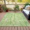 Homeroots 3' X 5' Lime Green And Ivory Abstract Washable Indoor Outdoor Area Rug 632125 - alternate 7