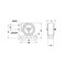 Vibco Pneumatic Vibrator, 650 lb, 8900 vpm, 80psi V-320 - alternate 2