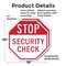 Signmission Stop Security Check, 10 inch X 10 inch, Plastic Sign, 2PK OC-P-2PACK-10-231 - alternate 6