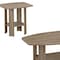 Homeroots Set of Three 36" Taupe Coffee Table With Shelf, 3PK 366081 - alternate 5