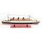 Homeroots 5" Black and Red Solid Wood Hand Painted RMS Queen Mary Model Boat 401884 - alternate 9