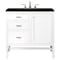 James Martin Vanities Addison 36" Single Vanity, Glossy White, w/ 3 CM Phantome Eclos Top E444-V36-GW-3PHT - alternate 1