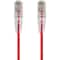 Monoprice Slim Cat6 Utp Cable, 10 ft.Red 14818 - alternate 1