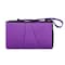 Picnic Time Family Of Brands Blanket Tote Outdoor Picnic Blanket, Purple with Black Flap 820-00-101-000-0 - alternate 5