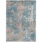 Homeroots 10' X 14' Teal and Taupe Abstract Washable Non Skid Indoor Outdoor Area Rug 564295 - alternate 6