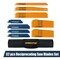Powertec 32 pcs Reciprocating Saw Blades Set, Metal & Woodcutting Sawzall Blades Assortment & Organizer Pouch 14401 - alternate 1