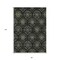 Homeroots 8' X 10' Green Gray And Charcoal Medallion Washable Indoor Outdoor Area Rug 587707 - alternate 9