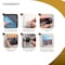 Azar Displays Floating Acrylic Gallery Wall Frame Set, 1" Stand off, Black, 3PK 105707-BLK - alternate 6