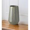 Homeroots 11" Green Abstract Cylinder Metal Table Vase 397570 - alternate 3