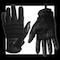 Glove Station 12 Bravo Tactical Gloves, Goatskin Palm, Knuckle Guard, Gel Padded M Size GS-BV0500-BK-M - alternate 1