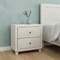 Homeroots 30" Ivory Two Drawer Nightstand 488773 - alternate 5