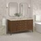 James Martin Vanities Myrrin 60" Double Vanity, Mid Century Walnut, w/ 3 CM Tajnar Eclos Top 485-V60D-WLT-3TJR - alternate 6