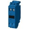 Siemens Support terminal, blue, spring-type terminal, for front plate mounting 3SU1400-1DA50-3AA0 - alternate 2