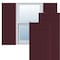 Ekena Millwork True Fit PVC, Four Board Joined Board-n-Batten Shutters, Wine Red, 21 1/2W x 42H, PR TFP101BBF21X042WR - alternate 1