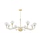 Hudson Valley Lighting St. lawrence 61.75 in. Chandelier Aged Brass 3308-AGB - alternate 6