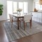 Homeroots 10' X 14' Gray And Silver Striped Washable Indoor Outdoor Area Rug 602790 - alternate 8