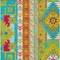 Homeroots 8' X 10' Teal Blue Green And Pink Aztec Washable Indoor Outdoor Area Rug 598523 - alternate 6