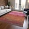 Homeroots 3' X 5' Blush Mauve And Rust Abstract Washable Indoor Outdoor Area Rug 618130 - alternate 6